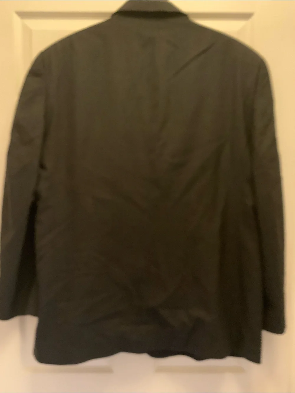 Men’s Stafford 2-Piece Wool Suit Dark Gray Size 52